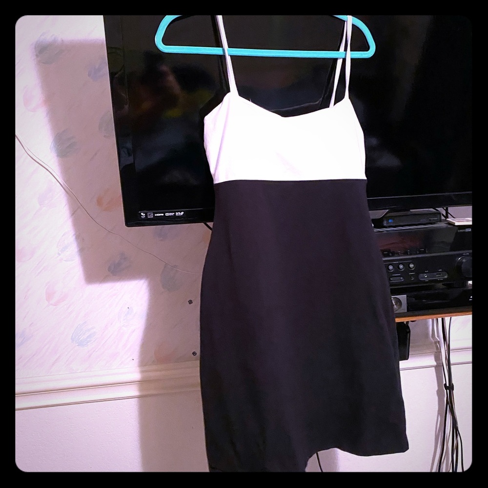 Black and white dress